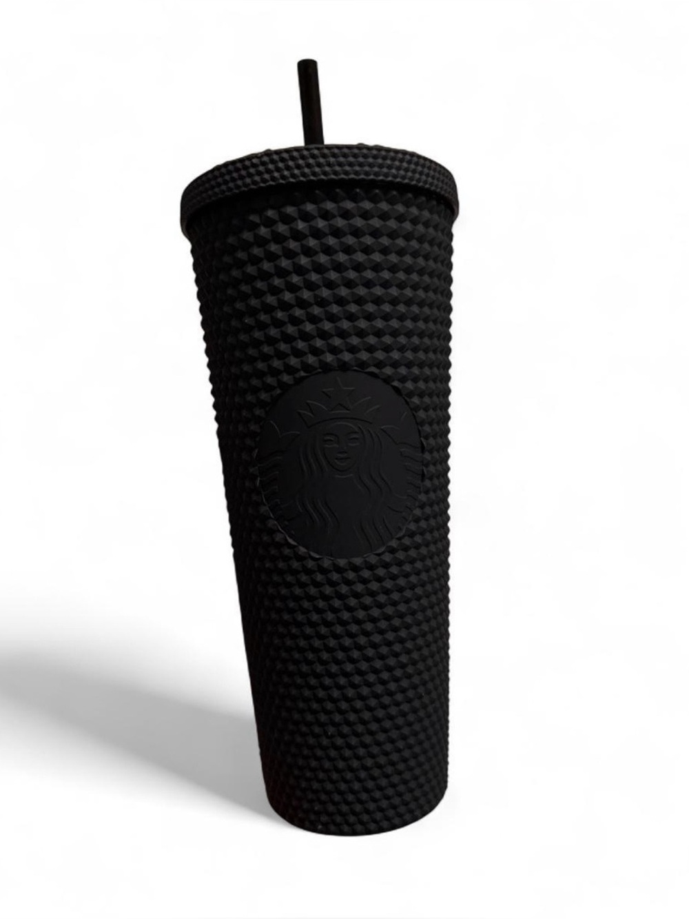 MATTE BLACK STARBUCKS TUMBLER
